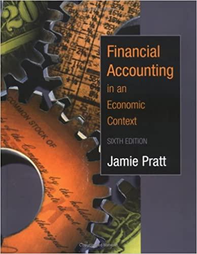 financial accounting in an economic context 6th edition jamie pratt 0471655287, 9780471655282