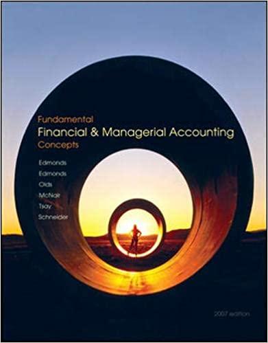 fundamental financial and managerial accounting concepts 1st edition thomas edmonds, cindy edmonds, philip