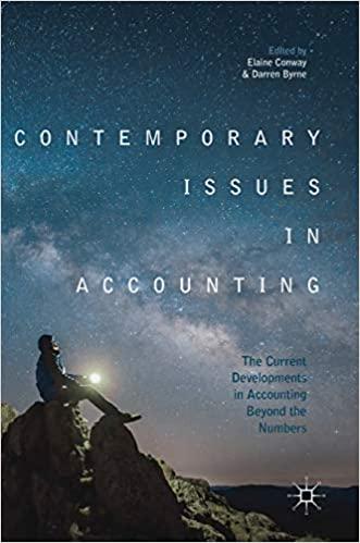 contemporary issues in accounting the current developments in accounting beyond the numbers 1st edition