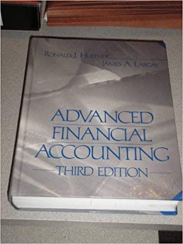 advanced financial accounting 3rd edition ronald j. huefner 0155018000, 9780155018006