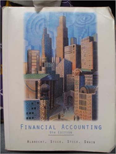 financial accounting 9th edition w. steve albrecht 0324409605, 9780324409604