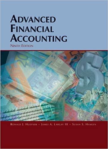 advanced financial accounting 9th edition ronald huefner, james largay, susan hamlen 075932039x, 9780759320390