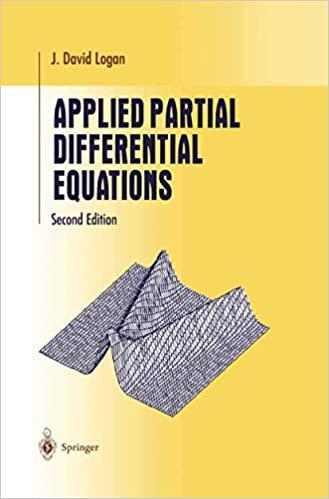 applied partial differential equations 2nd edition j david logan 0387209530, 978-0387209531