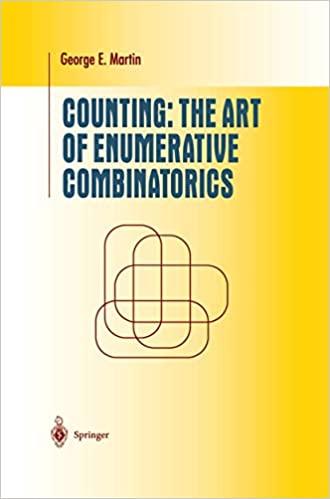 counting the art of enumerative combinatorics 1st edition george e martin 1441929150, 978-1441929150