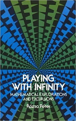 playing with infinity mathematical explorations and excursions 1st edition rozsa peter, z p dienes