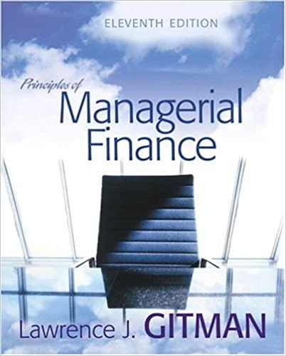 principles of managerial finance 11th edition lawrence j. gitman 0321267613, 9780321267610