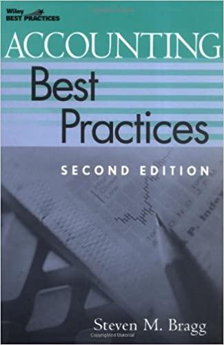 accounting best practices 2nd edition steven m. bragg 0471409146, 9780471409144
