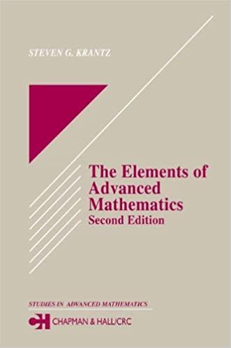 the elements of advanced mathematics 2nd edition steven g krantz 1584883030, 978-1584883036