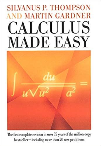 calculus made easy 1st edition silvanus p thompson, martin gardner 0312185480, 978-0312185480