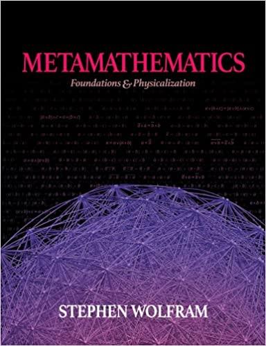 metamathematics foundations and physicalization 1st edition stephen wolfram 1579550762, 978-1579550769