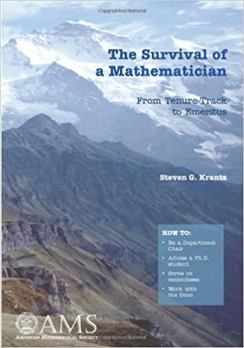 the survival of a mathematician 1st edition steven g krantz 0821846299, 978-0821846292