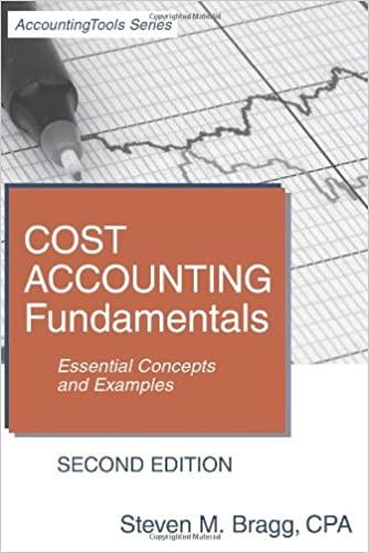 cost accounting fundamentals 2nd edition steven m. bragg 0980069912, 9780980069914