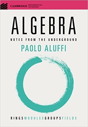 algebra 1st edition paolo aluffi 1108958230, 978-1108958233