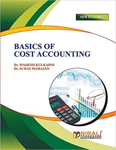 basic cost accounting 1st edition dr mahesh kulkarni; dr suhas mahajan 9383750359, 9789383750351