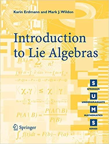 introduction to lie algebras 1st edition k erdmann, mark j. wildon 1846280400, 978-1846280405