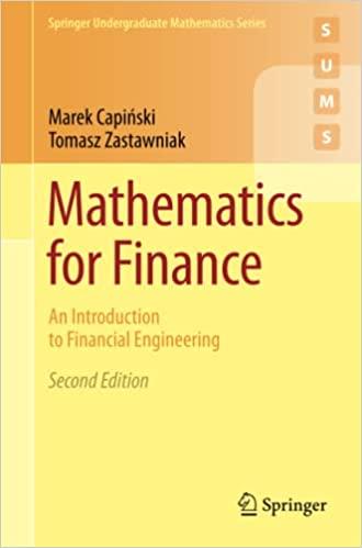 mathematics for finance an introduction to financial engineering 2nd edition tomasz zastawniak, marek