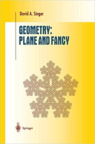 geometry plane and fancy 1st edition david a singer 1461268370, 978-1461268376