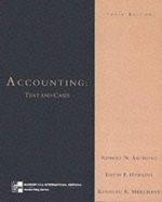accounting text and cases 10th edition robert n. anthony, david f. hawkins, kenneth a. merchant, james s.