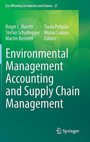 environmental management accounting and supply chain management 1st edition roger l. burritt, stefan