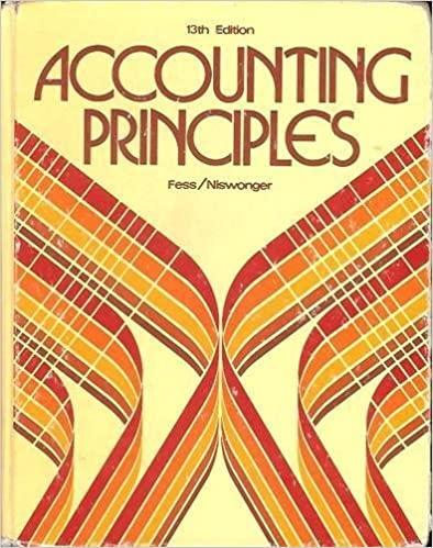 accounting principles 13th edition c. rollin niswonger, philip e fess 0538013702, 978-0538013703
