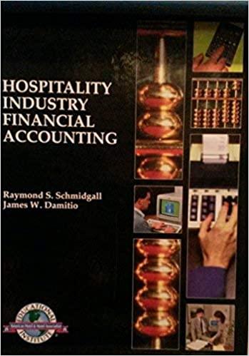 hospitality industry financial accounting 1st edition raymond s. schmidgall, james w. damitio 0866120726,