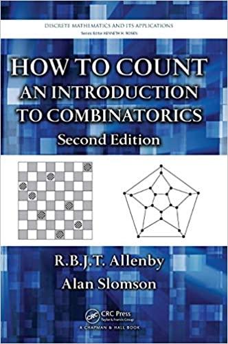 how to count an introduction to combinatorics 2nd edition alan slomson, r b j t allenby 1420082604,