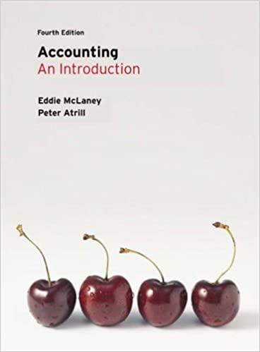 accounting an introduction 4th edition harvey, jenner atrill, mclaney 0273711369, 9780273711360