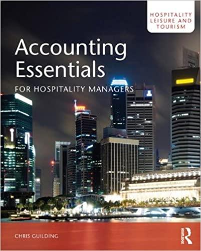 accounting essentials for hospitality managers 2nd edition chris guilding 1856176673, 9781856176675