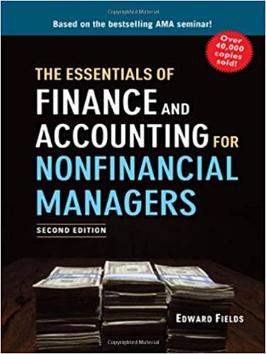 the essentials of finance and accounting for nonfinancial managers 2nd edition edward fields 0814416241,