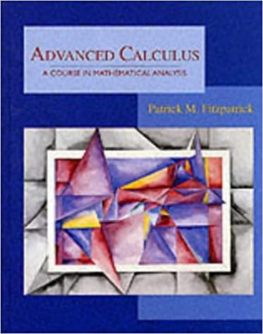 advanced calculus a course in mathematical analysis 1st edition patrick m fitzpatrick 0534926126,