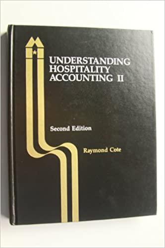 understanding hospitality accounting ii 2nd edition raymond cote 0866120637, 9780866120630