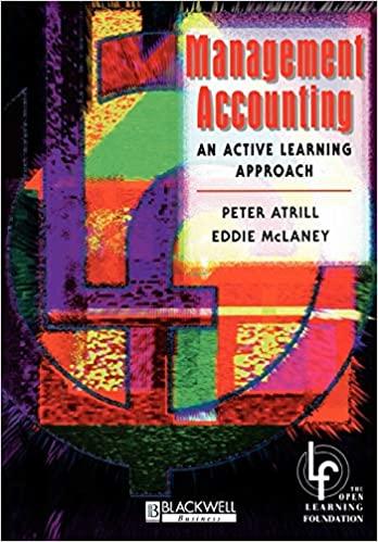 management accounting 1st edition peter atrill 0631195386, 9780631195382