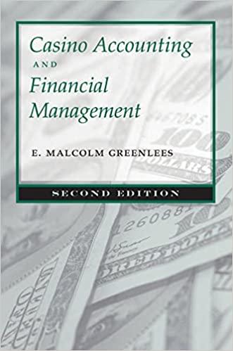 casino accounting and financial management 2nd edition e. malcolm greenlees 0874177677, 9780874177671