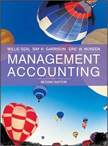 management accounting 2nd edition will seal, ray garrison, eric noreen 0077122313, 9780077122317