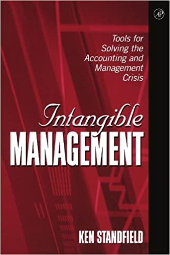 intangible management tools for solving the accounting and management crisis 1st edition ken standfield