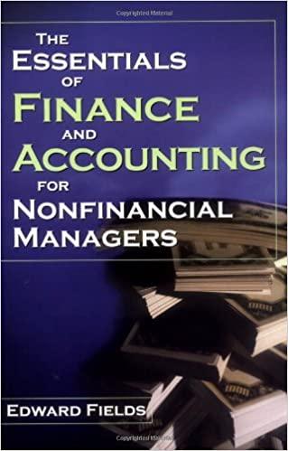 the essentials of finance and accounting for nonfinancial managers 1st edition edward fields 0814471226,