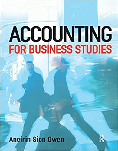 accounting for business studies 1st edition aneirin owen 1138152714, 9781138152717