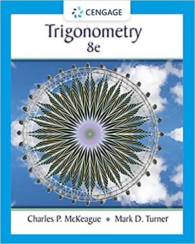 trigonometry 8th edition charles p mckeague, mark d turner 1305652223, 978-1305652224