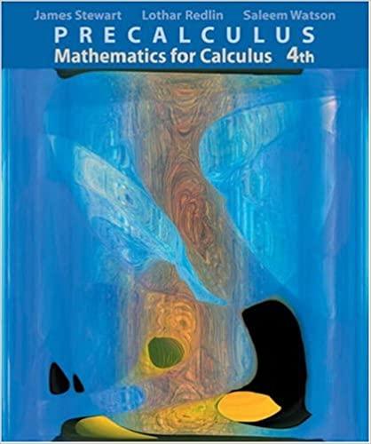 precalculus mathematics for calculus 4th edition james stewart, lothar redlin, saleem watson 0534434215,