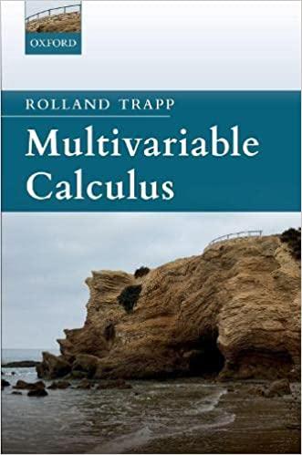 multivariable calculus 1st edition rolland trapp 0198835183, 978-0198835189