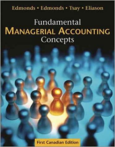 fundamental managerial accounting concepts 1st canadian edition thomas edmonds 0070900493, 9780070900493
