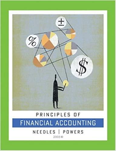 principles of financial accounting 9th edition belverd e. needles, marian powers 0618379908, 9780618379903