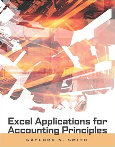 excel applications for accounting principles 2nd edition gaylord n. smith 0324270275, 9780324270273