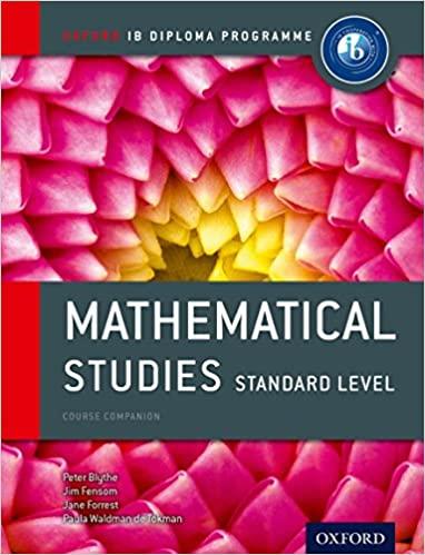 mathematical studies standard level 2nd edition peter blythe, jim fensom, jane forrest, paula waldman de