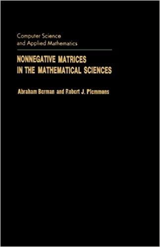 nonnegative matrices in the mathematical sciences 1st edition abraham berman 1483236099, 978-1483236094