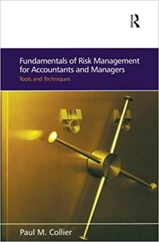 fundamentals of risk management for accountants and managers tools and techniques 1st edition paul m. collier