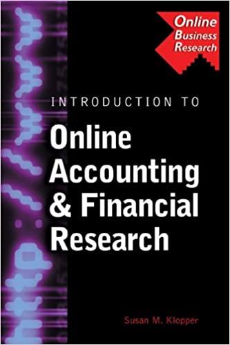 introduction to online accounting and financial research 1st edition susan m. klopper 0324203144,
