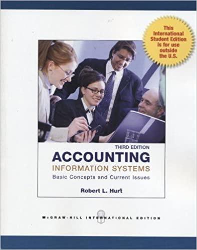 ise accounting information systems basic concepts and current issues 3rd international edition robert l hurt