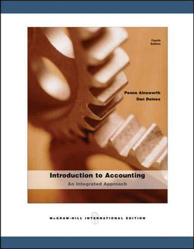 introduction to accounting 4th international edition penne ainsworth, dan deines 0071106243, 9780071106245