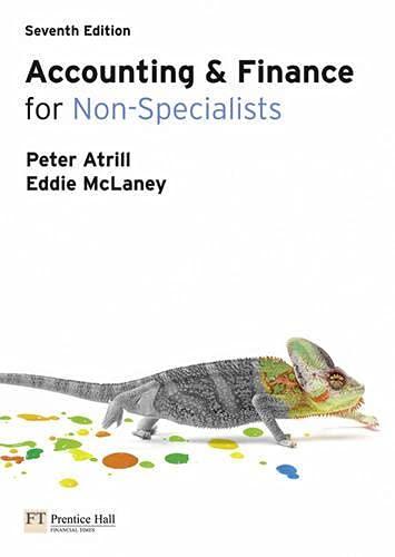 accounting and finance for non specialists 7th edition peter atrill, eddie mclaney 0273745964, 9780273745969